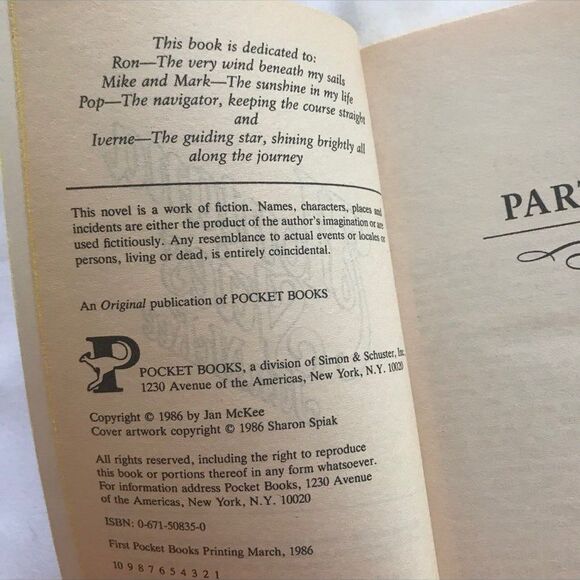 Vintage Romance Novels Books Paperback PB MONTANA SKIES by Jan McKee - Picture 5 of 5